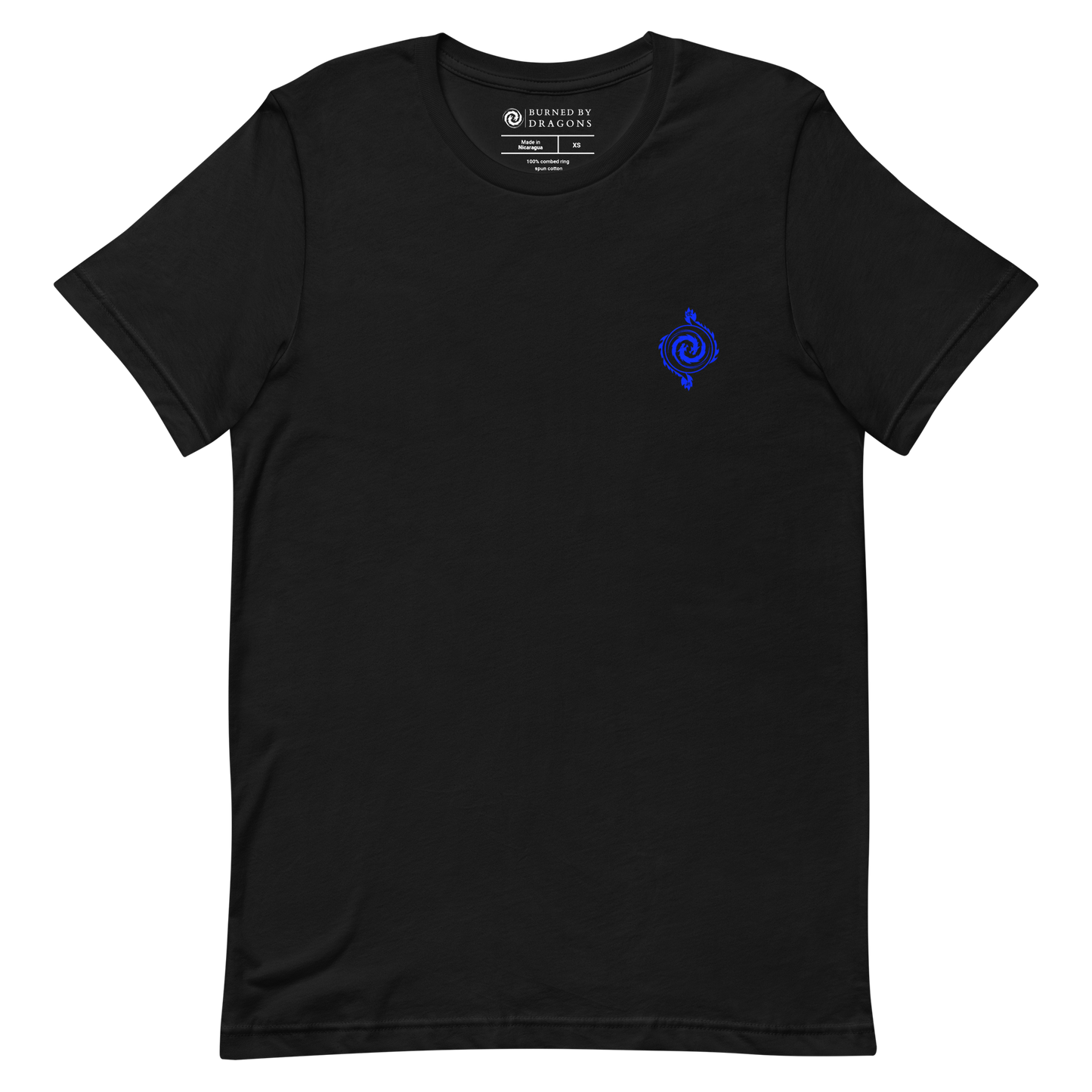 Neon-Blue Chinese Dragon Tee