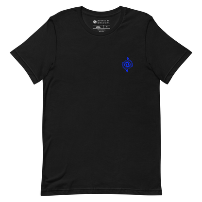 Neon-Blue Chinese Dragon Tee