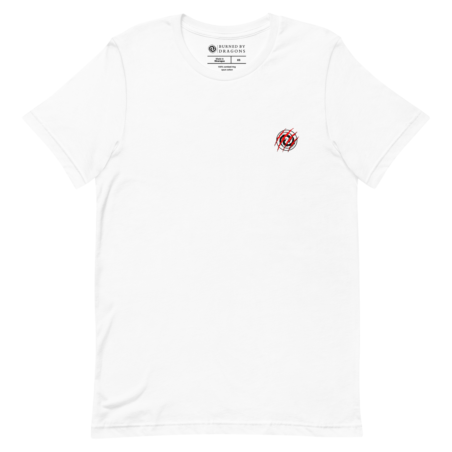 Blood Moon Dragon Tee - white